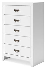 Binterglen White Chest of Drawers by Ashley at Eve Furniture