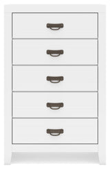 Binterglen White Chest of Drawers by Ashley at Eve Furniture