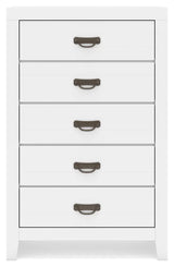 Binterglen White Chest of Drawers by Ashley at Eve Furniture