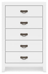 Binterglen White Chest of Drawers