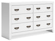 Binterglen White Dresser by Ashley at Eve Furniture