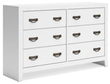 Binterglen White Dresser by Ashley at Eve Furniture