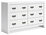 Binterglen White Dresser by Ashley at Eve Furniture