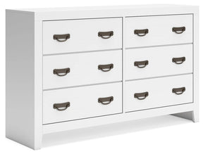 Binterglen White Dresser by Ashley at Eve Furniture