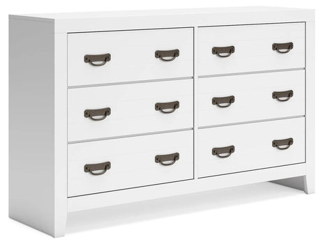 Binterglen White Dresser by Ashley at Eve Furniture