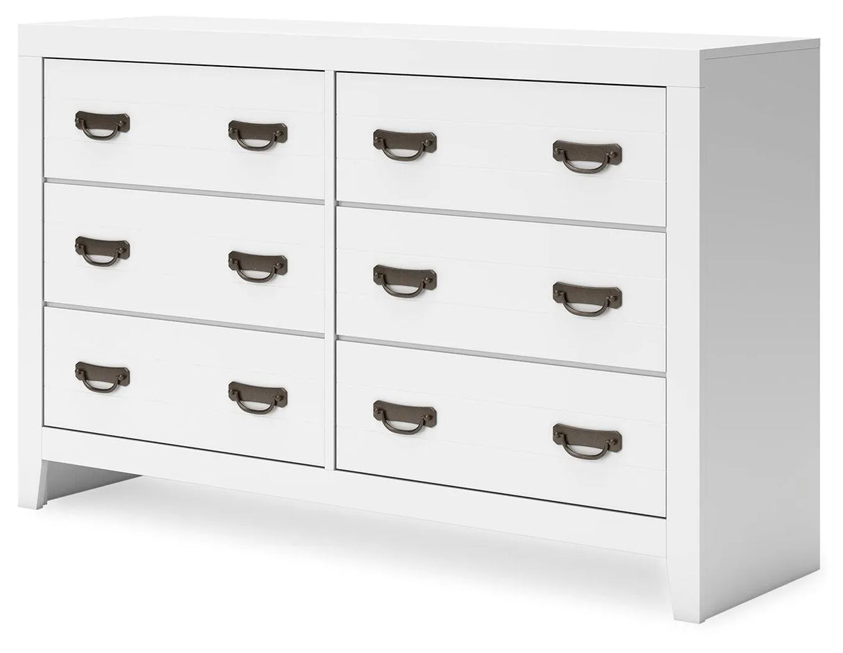 Binterglen White Dresser by Ashley at Eve Furniture