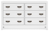 Binterglen White Dresser by Ashley at Eve Furniture