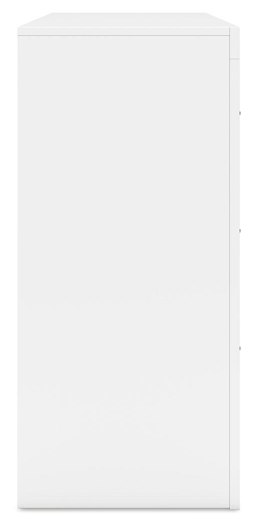 Binterglen White Dresser by Ashley at Eve Furniture