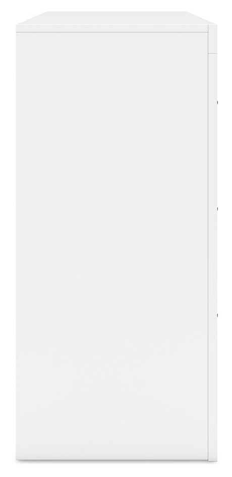 Binterglen White Dresser by Ashley at Eve Furniture