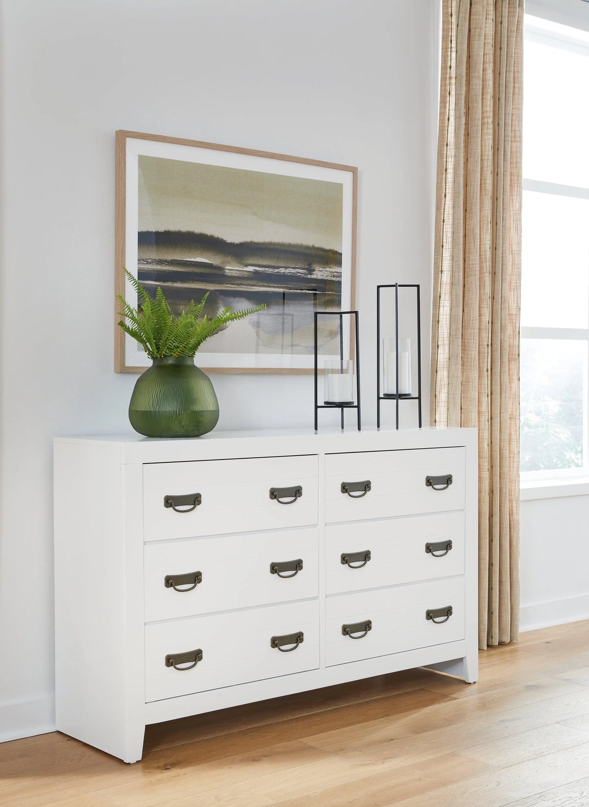 Binterglen White Dresser by Ashley at Eve Furniture