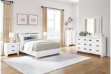 Binterglen White Full Panel Bed by Ashley at Eve Furniture