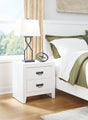 Binterglen White Nightstand by Ashley at Eve Furniture