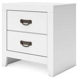 Binterglen White Nightstand by Ashley at Eve Furniture