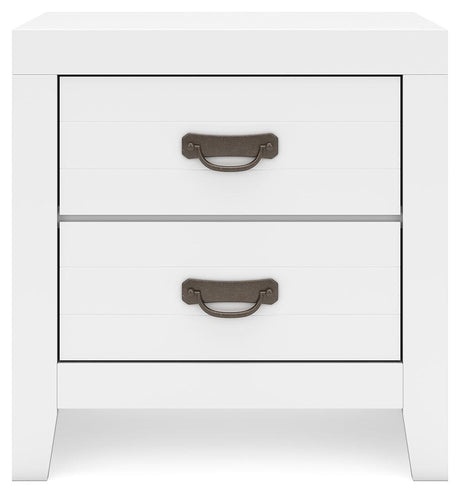 Binterglen White Nightstand by Ashley at Eve Furniture