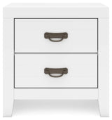 Binterglen White Nightstand by Ashley at Eve Furniture