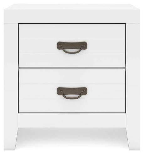 Binterglen White Nightstand by Ashley at Eve Furniture