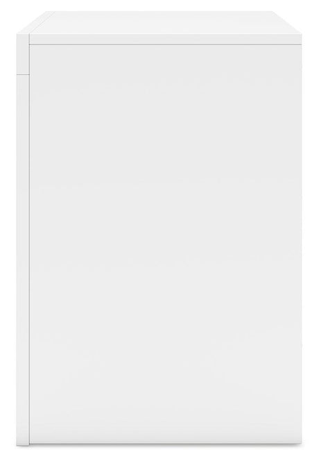 Binterglen White Nightstand by Ashley at Eve Furniture