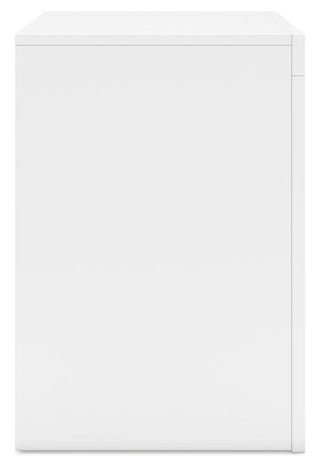 Binterglen White Nightstand by Ashley at Eve Furniture