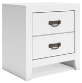 Binterglen White Nightstand