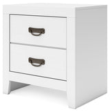 Binterglen White Nightstand