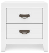 Binterglen White Nightstand