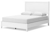 Binterglen White Queen Panel Bed by Ashley at Eve Furniture