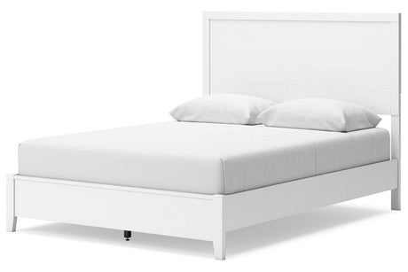 Binterglen White Queen Panel Bed by Ashley at Eve Furniture