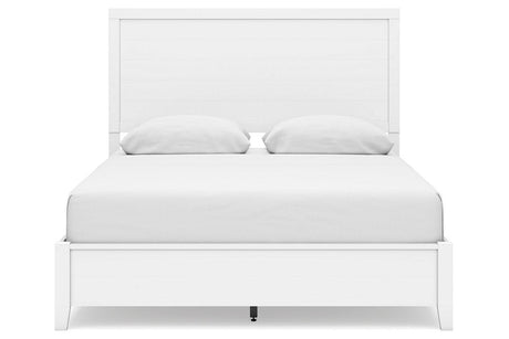 Binterglen White Queen Panel Bed by Ashley at Eve Furniture