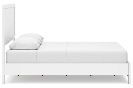 Binterglen White Queen Panel Bed by Ashley at Eve Furniture