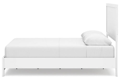 Binterglen White Queen Panel Bed by Ashley at Eve Furniture