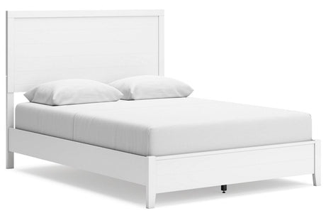 Binterglen White Queen Panel Bed by Ashley at Eve Furniture