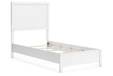 Binterglen White Twin Panel Bed by Ashley at Eve Furniture