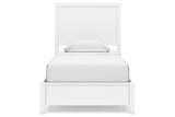 Binterglen White Twin Panel Bed by Ashley at Eve Furniture