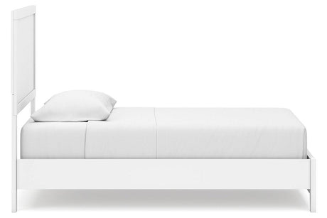 Binterglen White Twin Panel Bed by Ashley at Eve Furniture