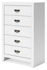 Binterglen White Chest of Drawers by Ashley at Eve Furniture