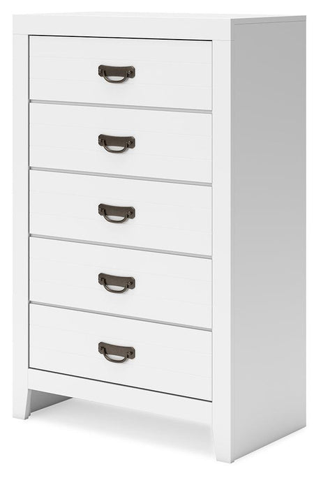 Binterglen White Chest of Drawers by Ashley at Eve Furniture