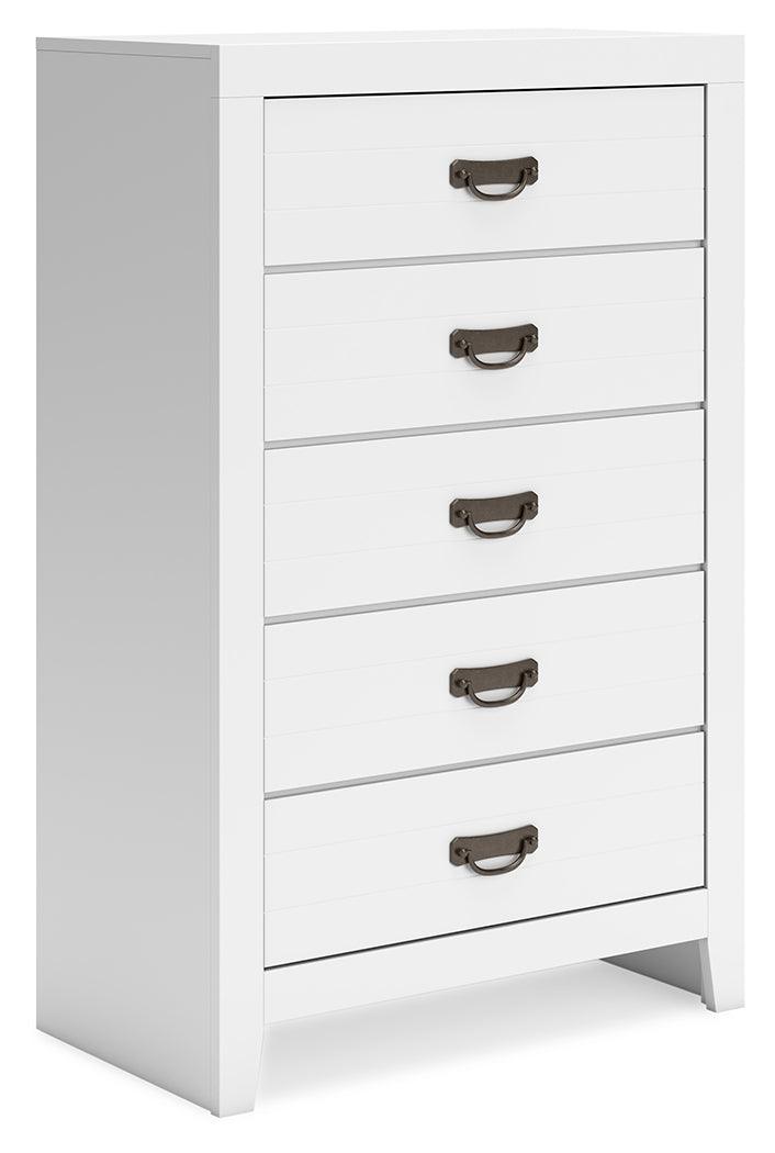 Binterglen White Chest of Drawers by Ashley at Eve Furniture