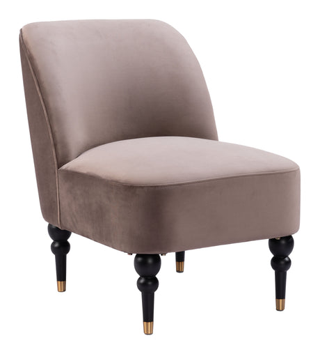 Bintulu Taupe Accent Chair by Zuomod at Eve Furniture
