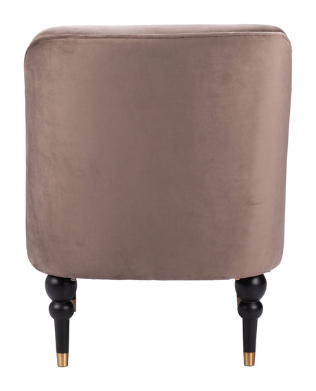 Bintulu Taupe Accent Chair by Zuomod at Eve Furniture
