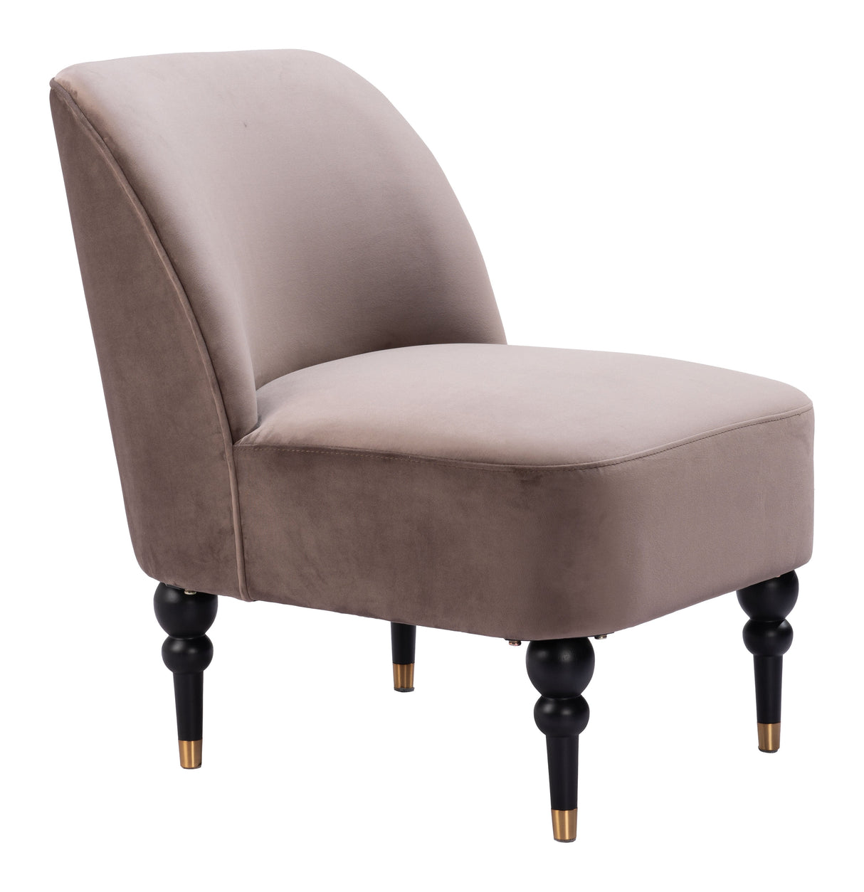 Bintulu Taupe Accent Chair by Zuomod at Eve Furniture