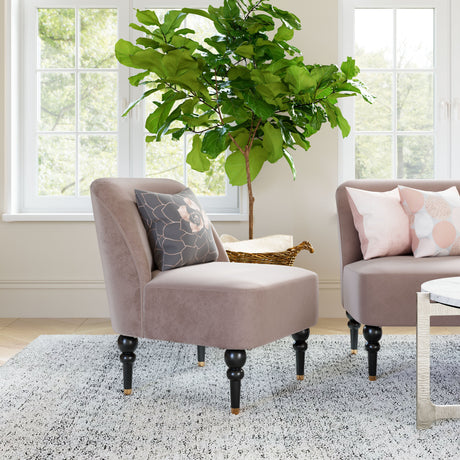 Bintulu Taupe Accent Chair by Zuomod at Eve Furniture