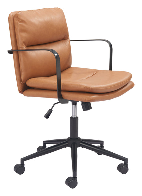 Birao Brown Office Chair by Zuomod at Eve Furniture