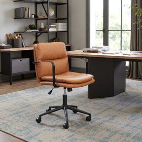 Birao Brown Office Chair by Zuomod at Eve Furniture