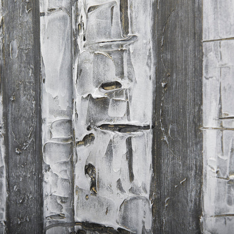 Birch Trees by Studio M a Hand Embellished Gallery-Wrapped Canvas Print by Mercana at Eve Furniture