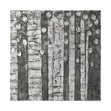 Birch Trees by Studio M a Hand Embellished Gallery-Wrapped Canvas Print by Mercana at Eve Furniture