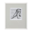 Bird Portrait Sketch IV by Mercana Studio Hand Embellished Framed Art Print Matted under Glass by Mercana at Eve Furniture