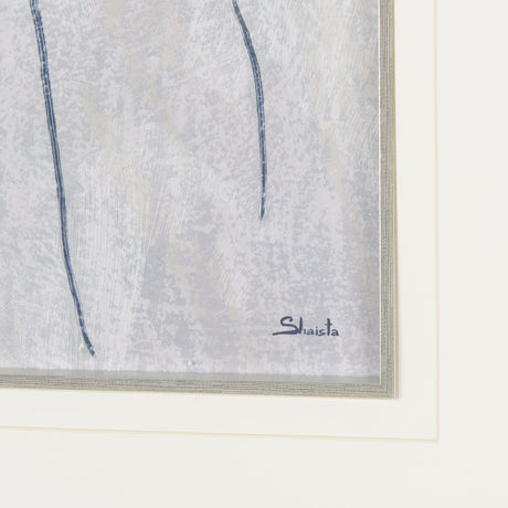 Bird Song I by Mercana Studio a Hand Embellished Textured Framed Art Print Matted under Glass by Mercana at Eve Furniture
