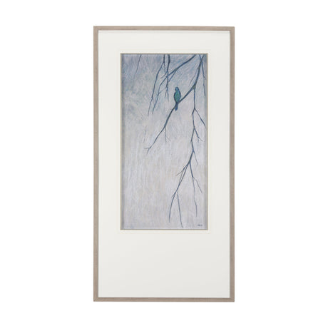 Bird Song I by Mercana Studio a Hand Embellished Textured Framed Art Print Matted under Glass by Mercana at Eve Furniture