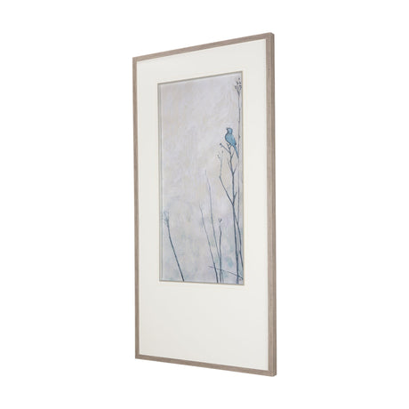 Bird Song II by Mercana Studio a Hand Embelished Textured Framed Art Print Matted under Glass by Mercana at Eve Furniture