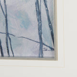 Bird Song II by Mercana Studio a Hand Embelished Textured Framed Art Print Matted under Glass by Mercana at Eve Furniture